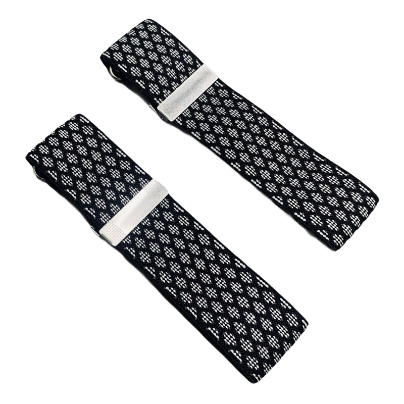 Černý držák rukávu košile Dots 