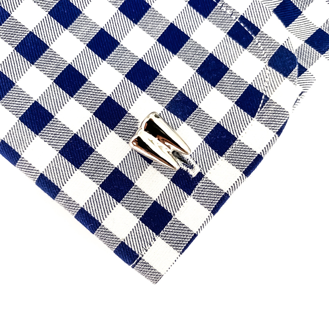 Manžetové knoflíčky stříbrné Zuby 