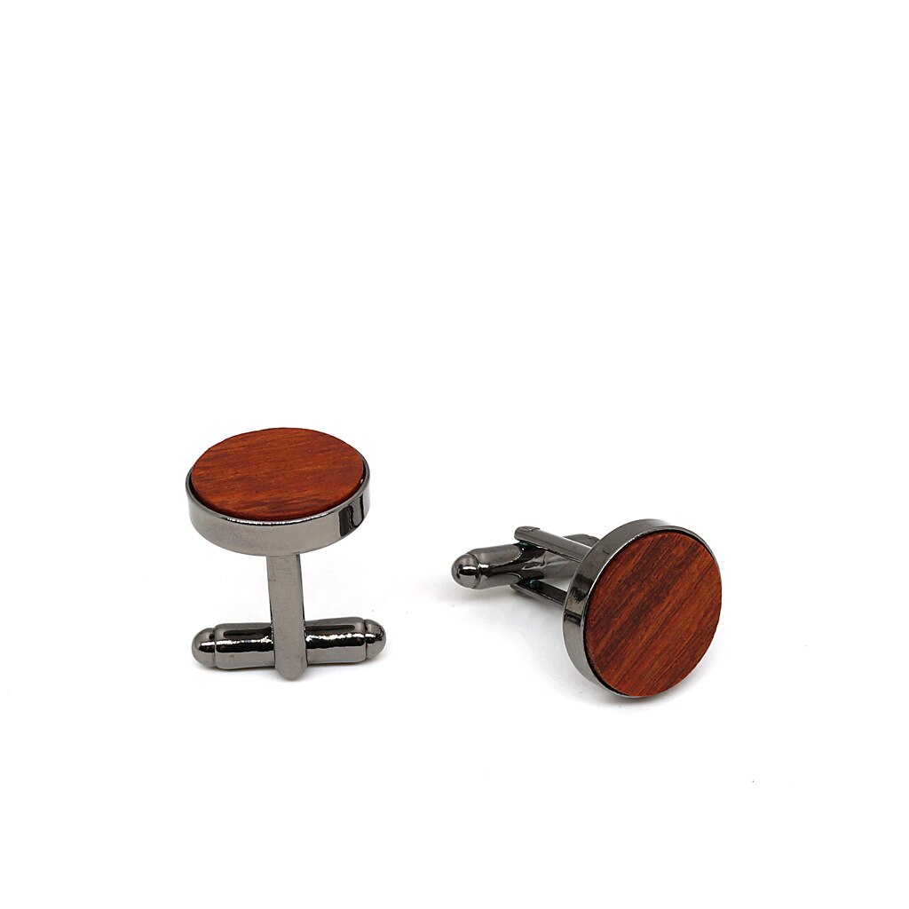 Manžetové knoflíčky Wood Santal black 