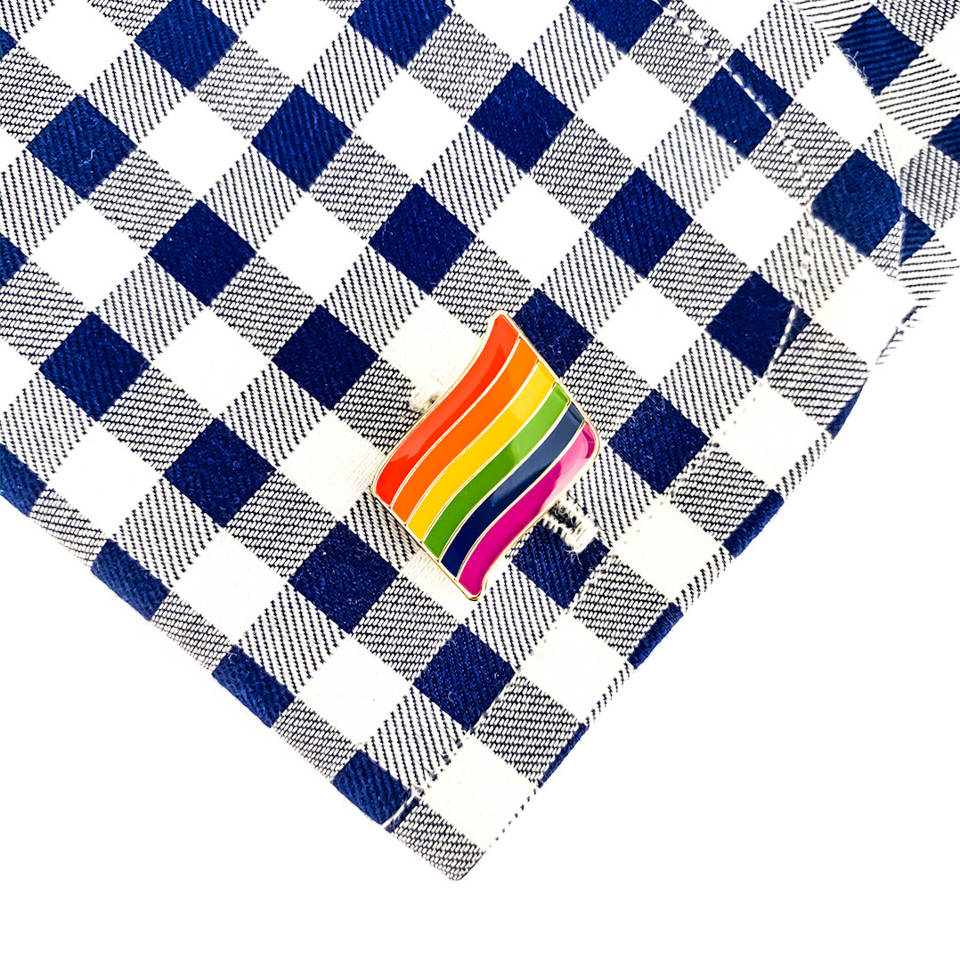 Manžetové knoflíčky Vlajka LGBT 