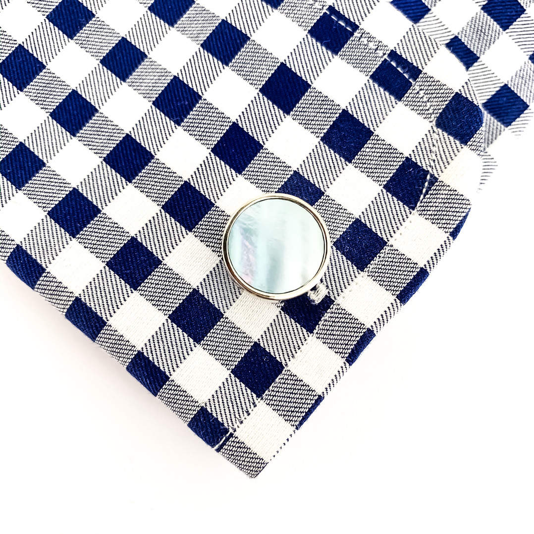 Manžetové knoflíčky Perleť Azuro 