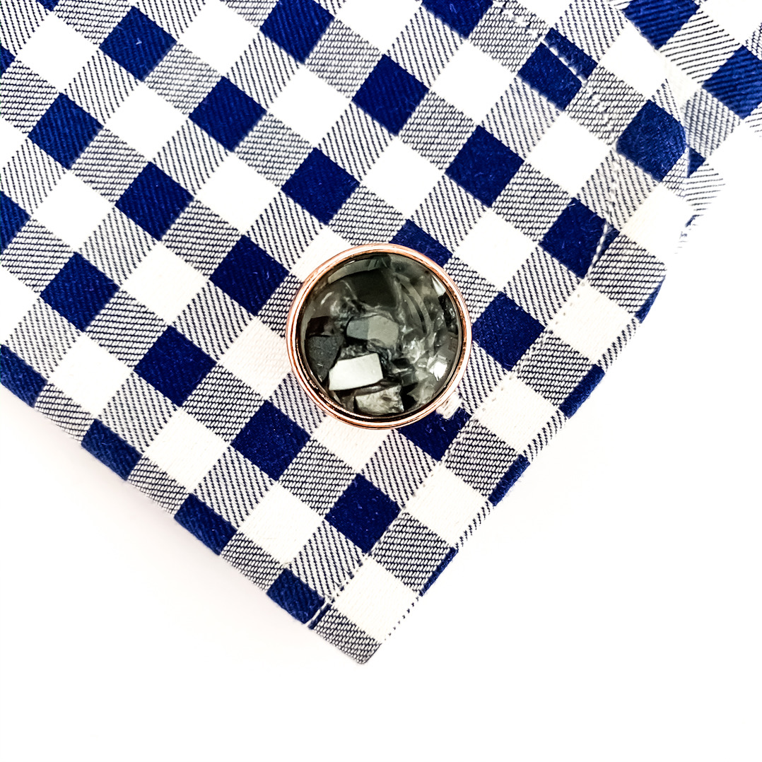 Manžetové knoflíčky Black Asphalt 