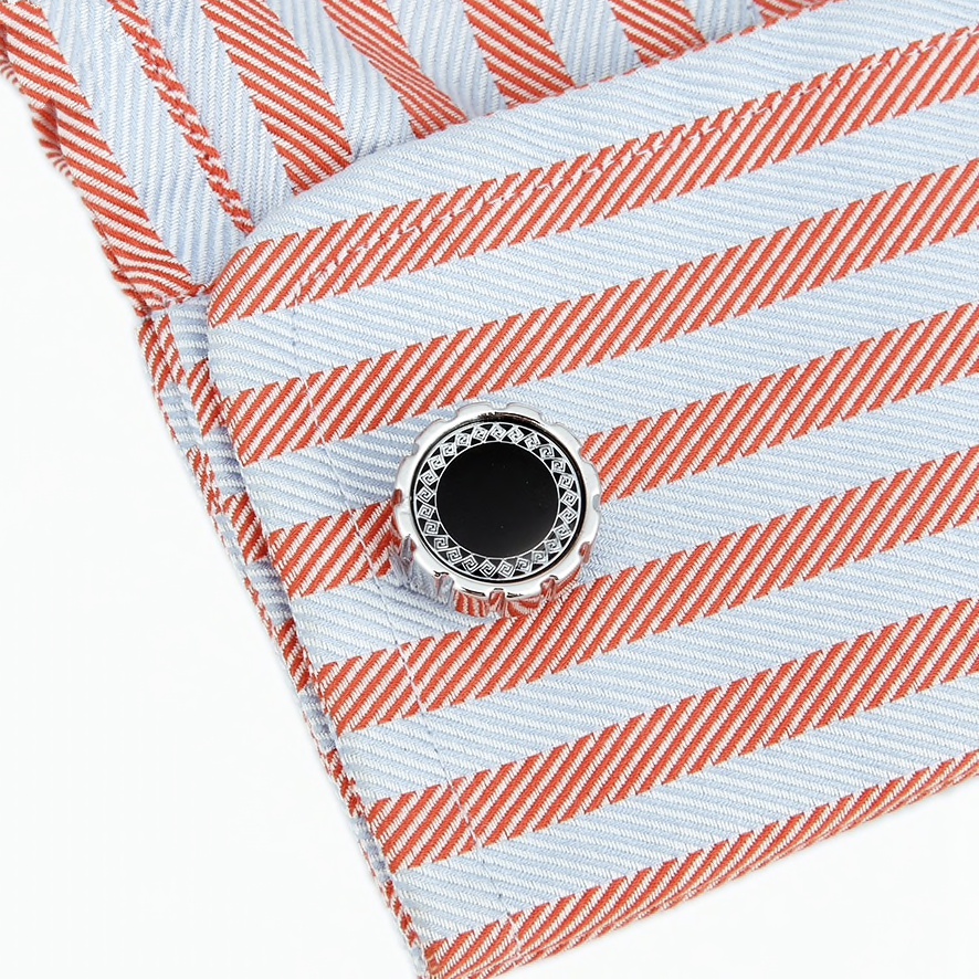 Manžetové knoflíčky Stříbrná matice 