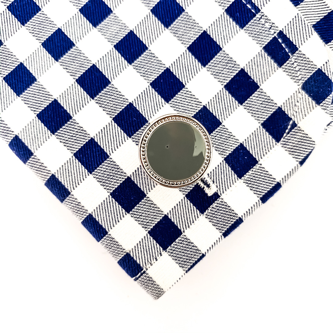 Manžetové knoflíčky Grey button