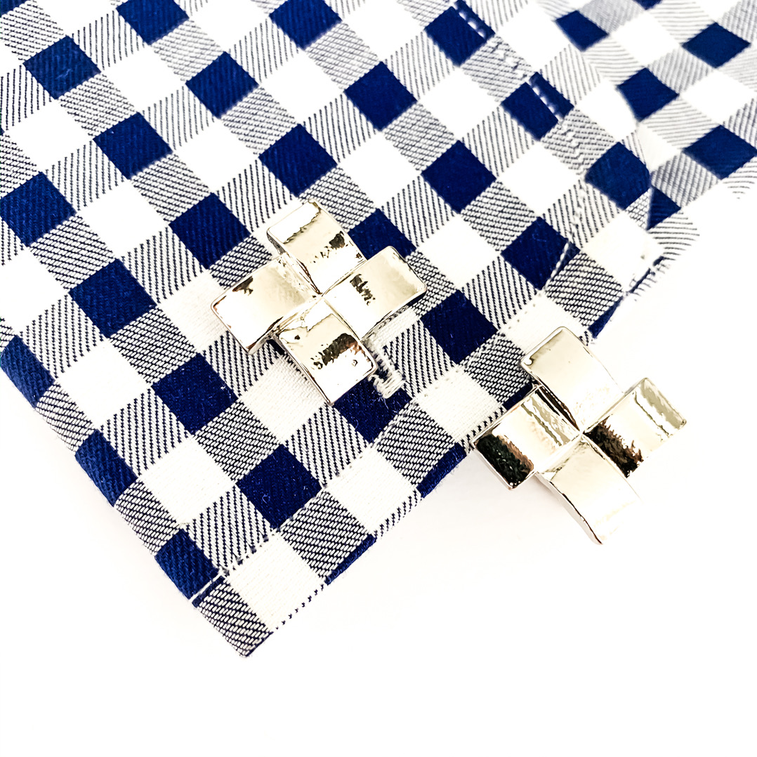 Manžetové knoflíčky Silver cross - II. jakost 