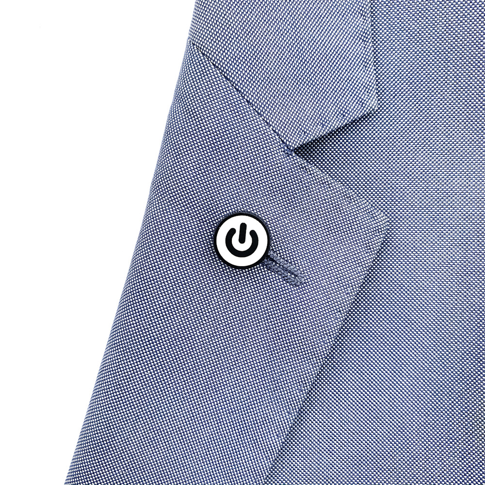 Brož Power Button černý 