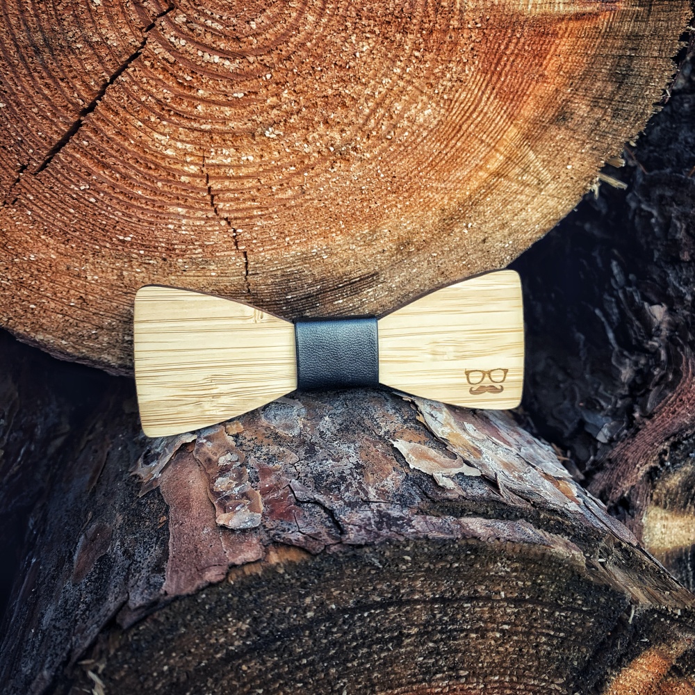 Dřevěný pánský motýlek Frája 