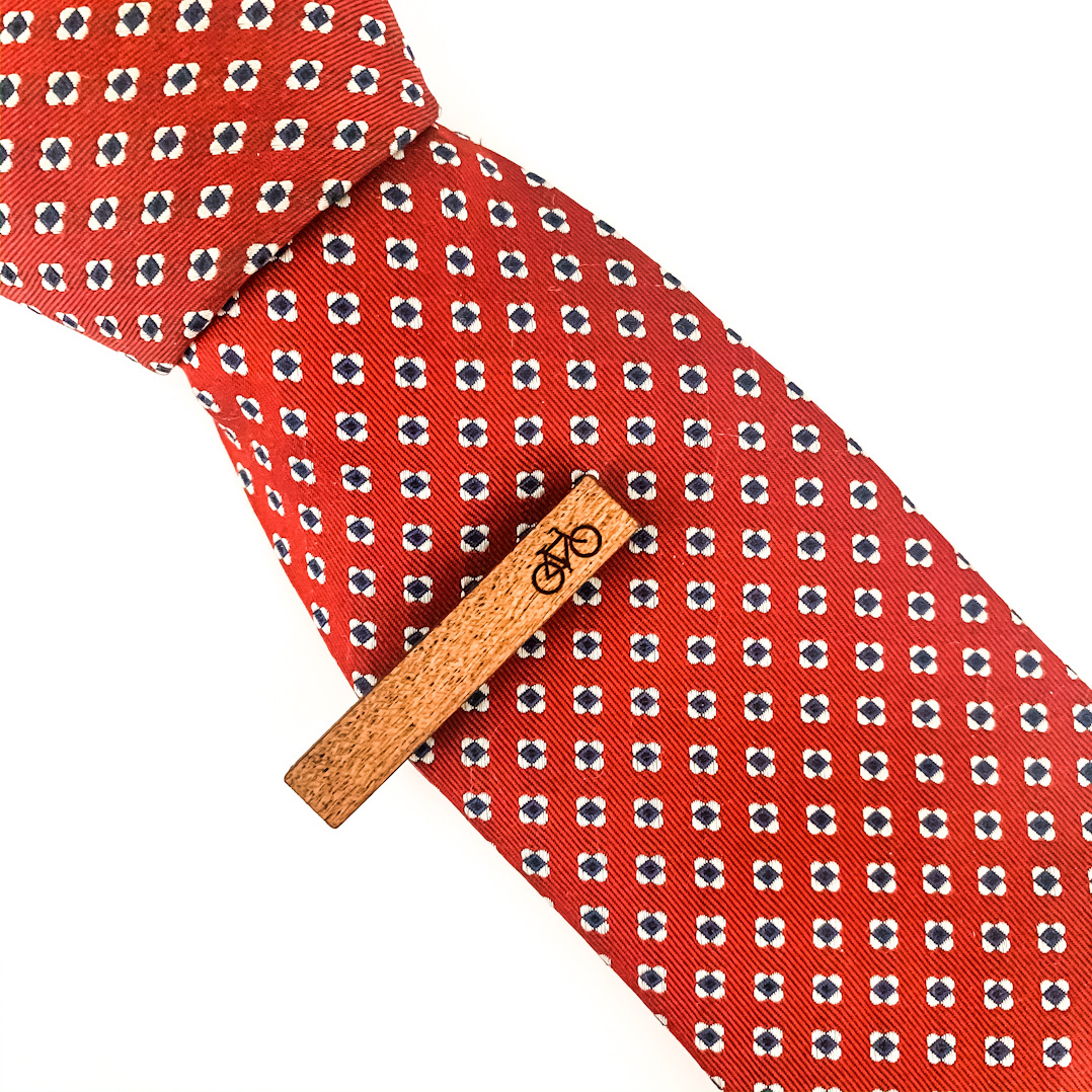 Dřevěná spona na kravatu Wood Kolo 