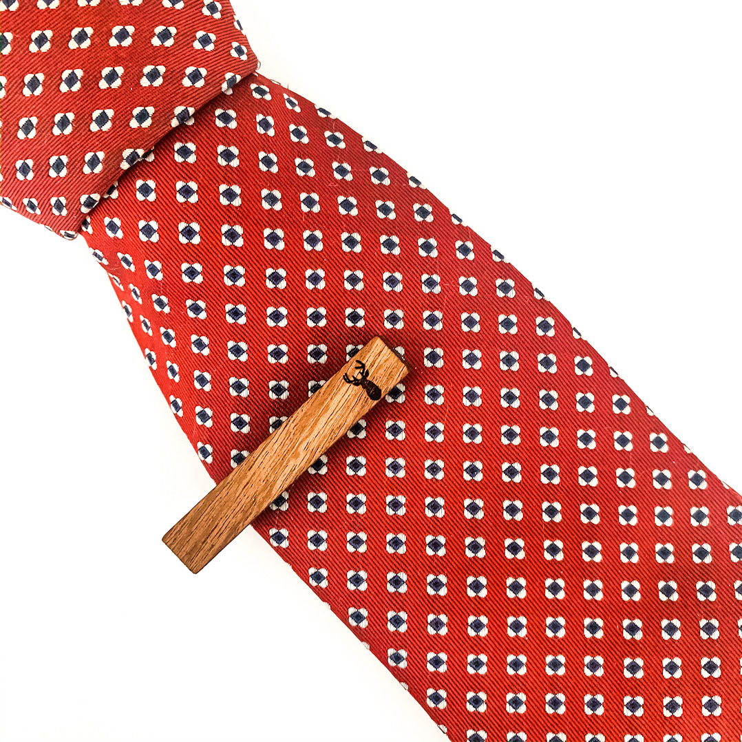 Dřevěná spona na kravatu Wood Jelen 
