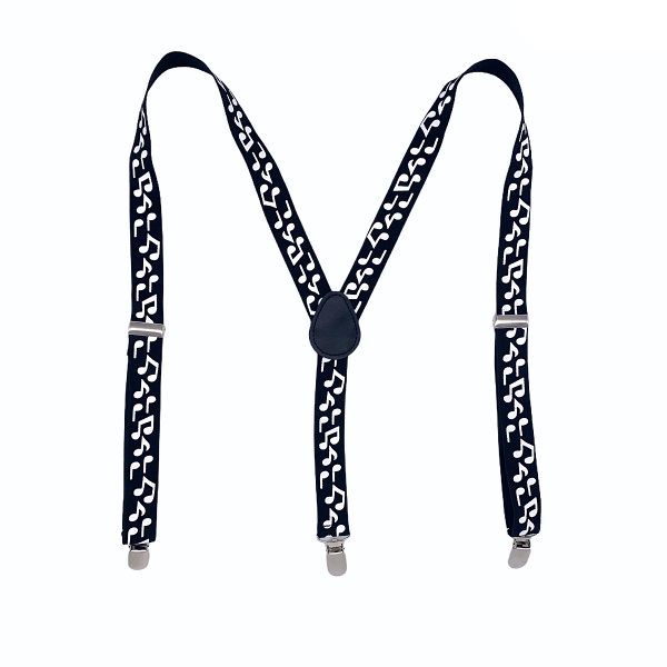 Černé kšandy Noty 