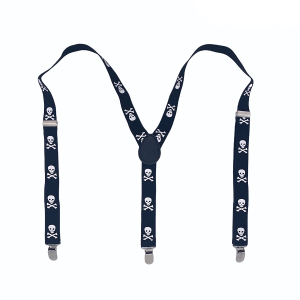 Černé kšandy Skulls 