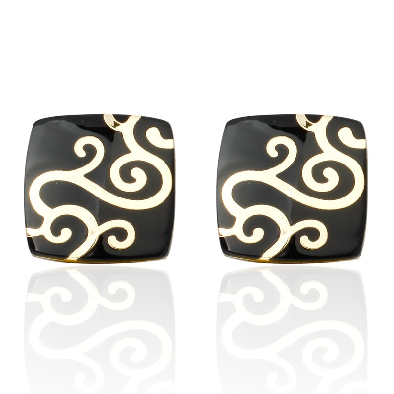 Manžetové knoflíčky Gold vintage