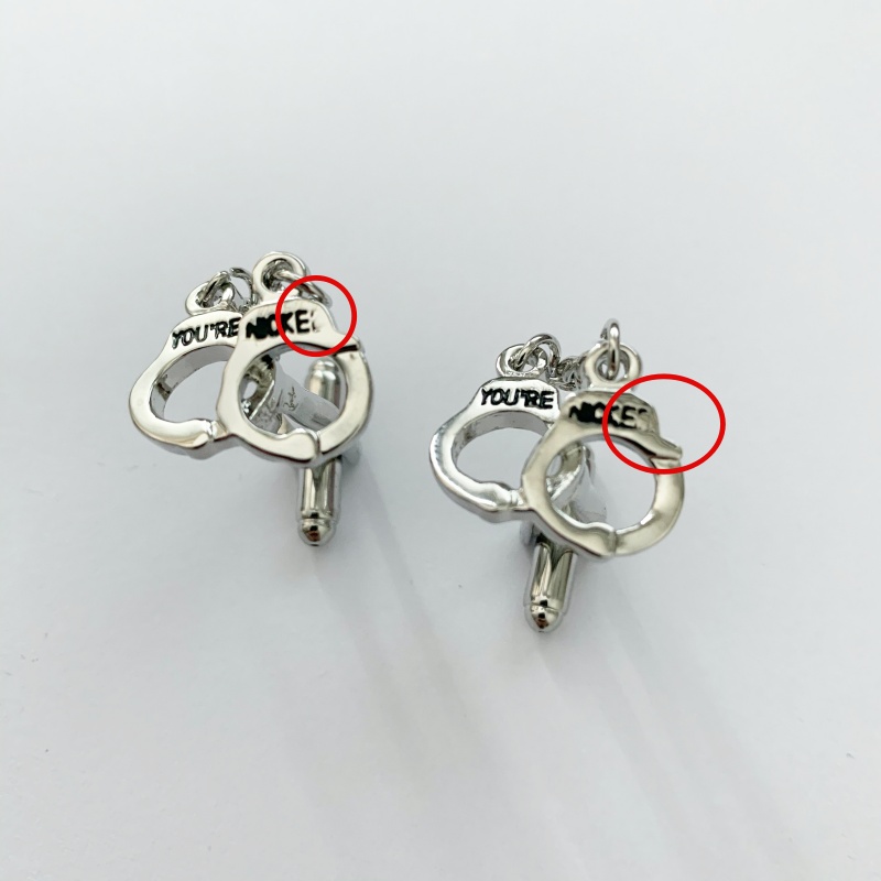 Manžetové knoflíčky Policejní pouta - II. jakost 