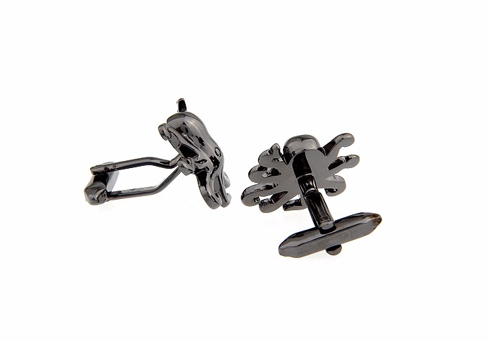 Manžetové knoflíčky Chobotnice šedá 