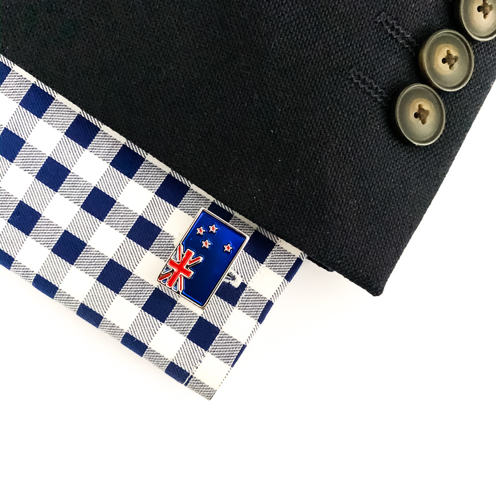 Manžetové knoflíčky Vlajka Nový Zéland 