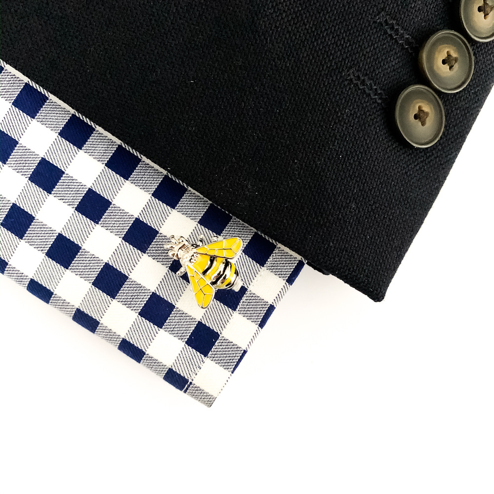 Manžetové knoflíčky Včela II.