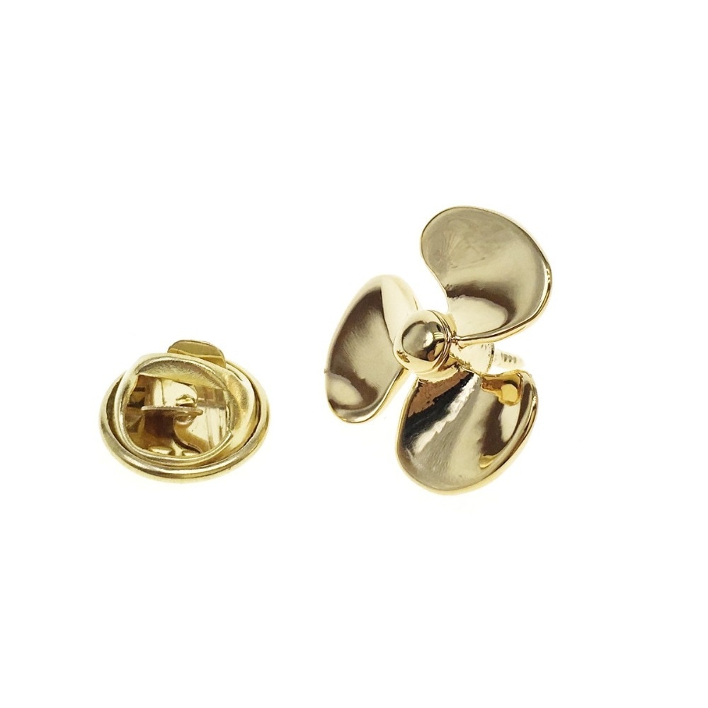 Brož do saka zlatý Lodní šroub 