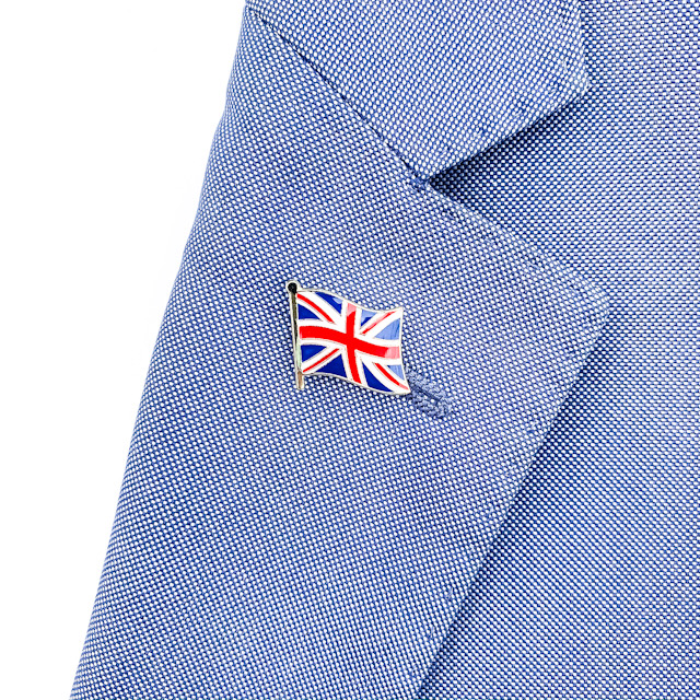Zlatá brož Vlajka UK 