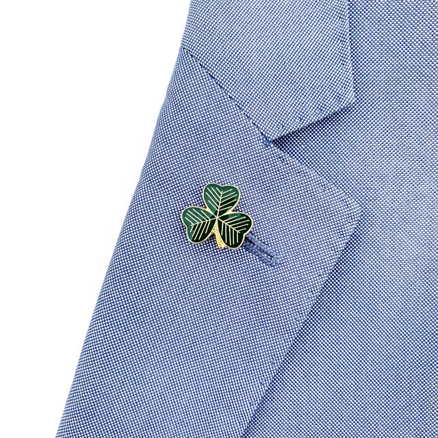 Brož zelený Trojlístek 