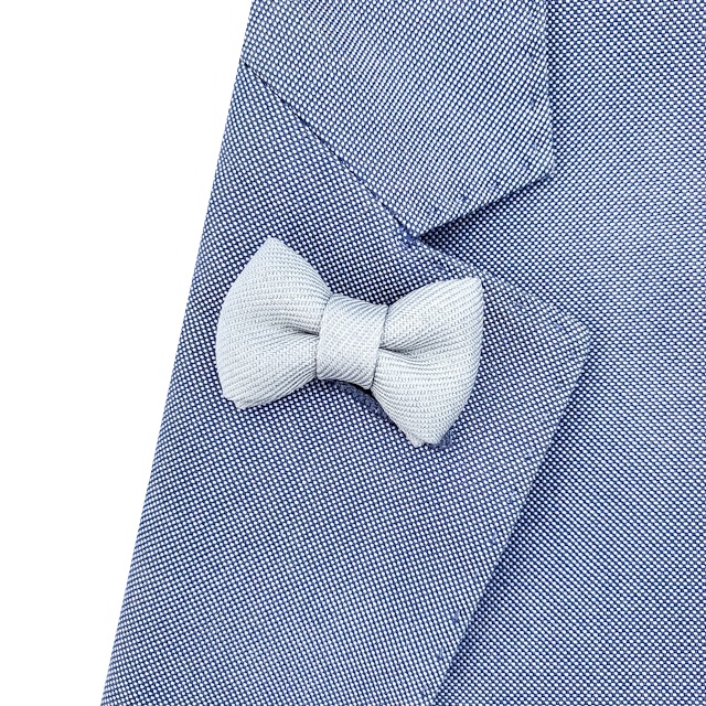 Šedá brož Motýlek