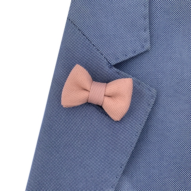 Růžová brož Motýlek