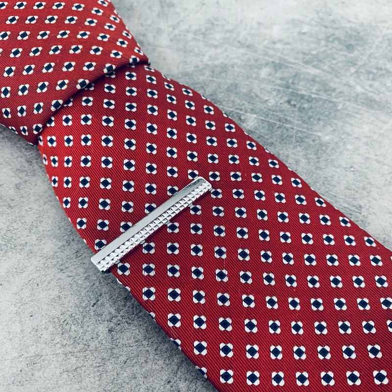 Spona na kravatu Grid mini 