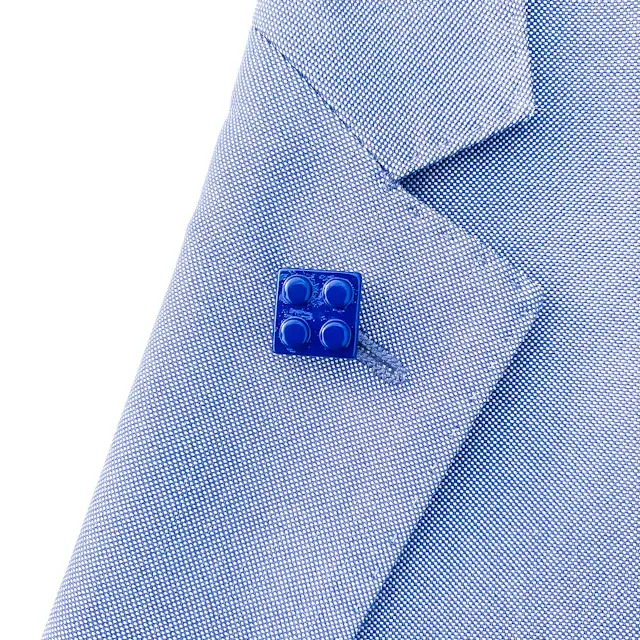 Brož Modrá kostička stavebnice 