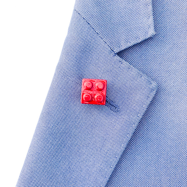 Brož Červená kostička stavebnice 