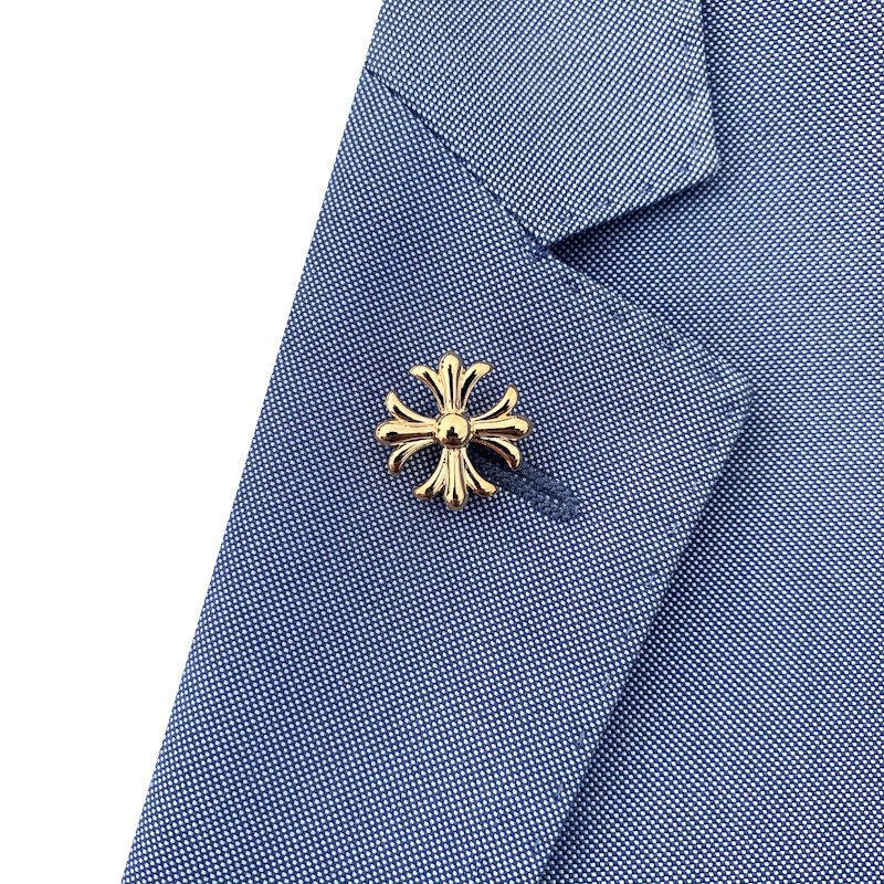 Brož Gold flower sun 