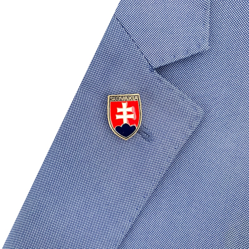 Zlatá brož Státní znak Slovakia 