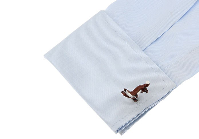 Manžetové knoflíčky Liška hnědá 