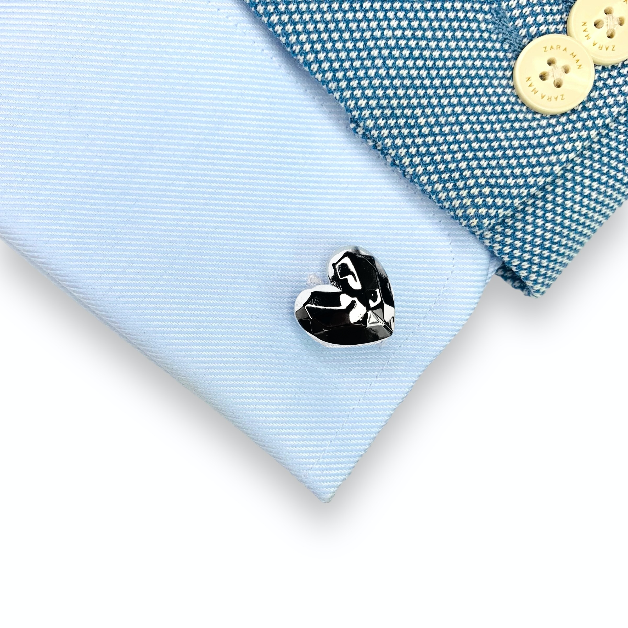 Manžetové knoflíčky Srdce