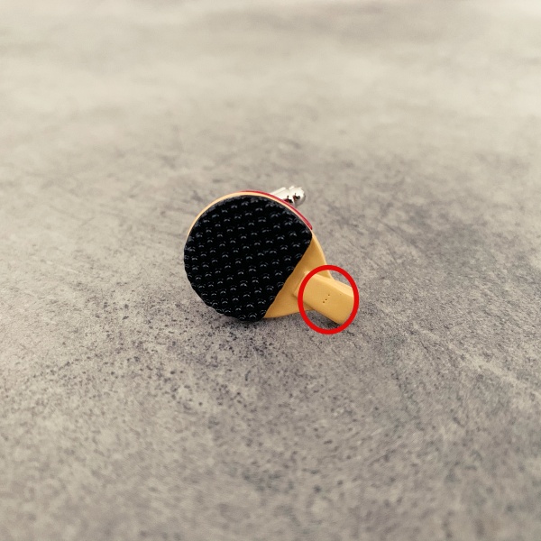 Manžetové knoflíčky Pingpongové pálky - II. jakost