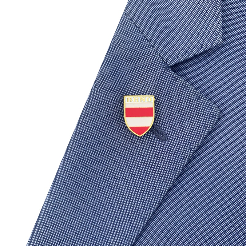 Zlatá brož Znak města Brno