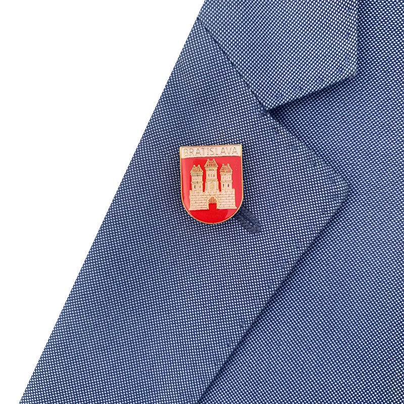 Zlatá brož Znak města Bratislava 