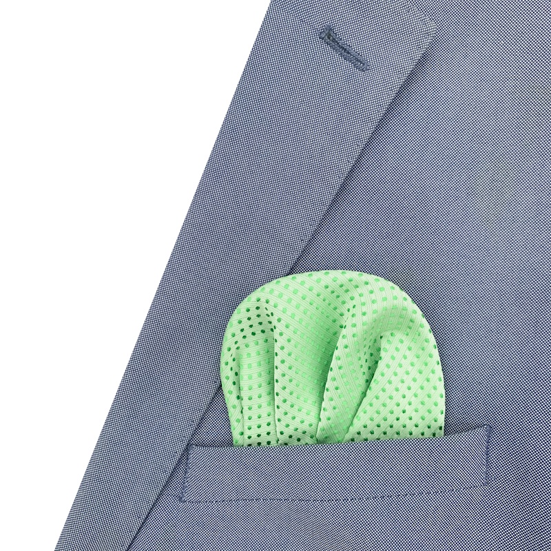 Zelený kapesník do saka Dots