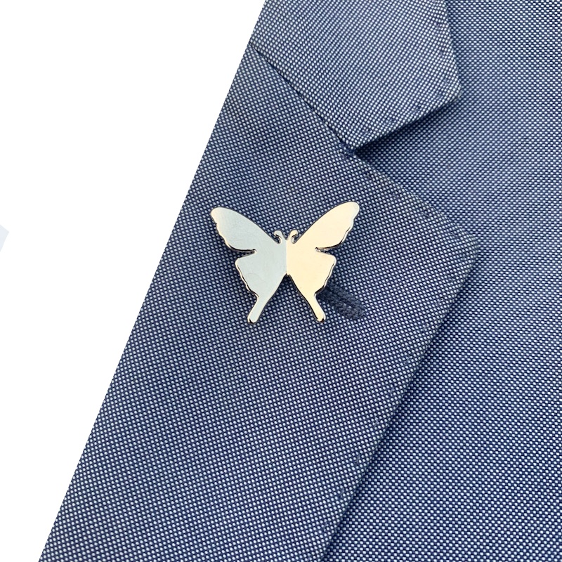 Stříbrná brož Motýl 