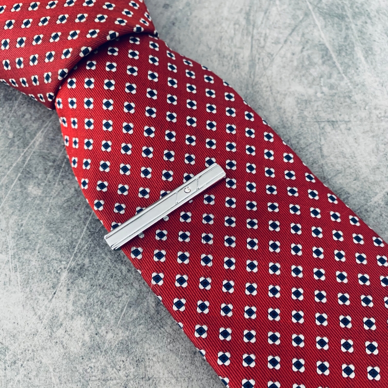 Spona na kravatu Section crystal 