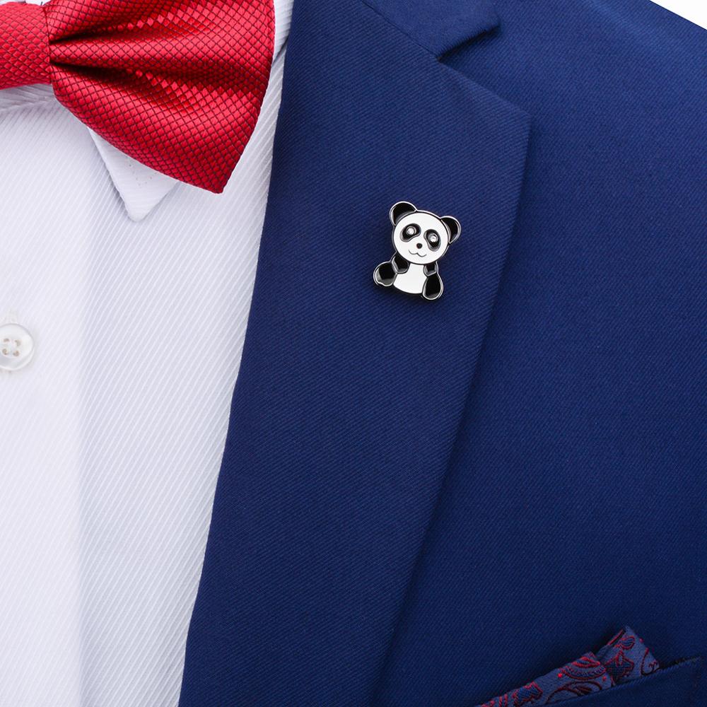 Brož - ozdoba klopy saka Malá panda 