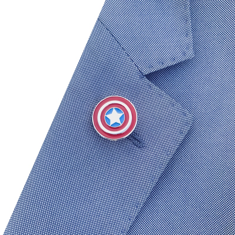 Brož - ozdoba klopy saka Captain America 