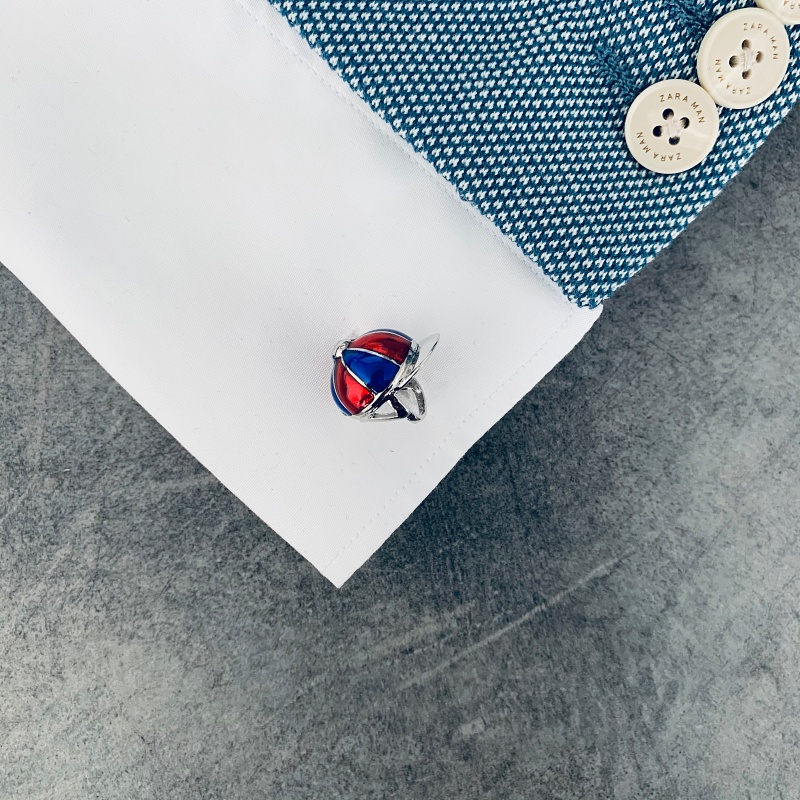 Manžetové knoflíčky Žokejská helma 