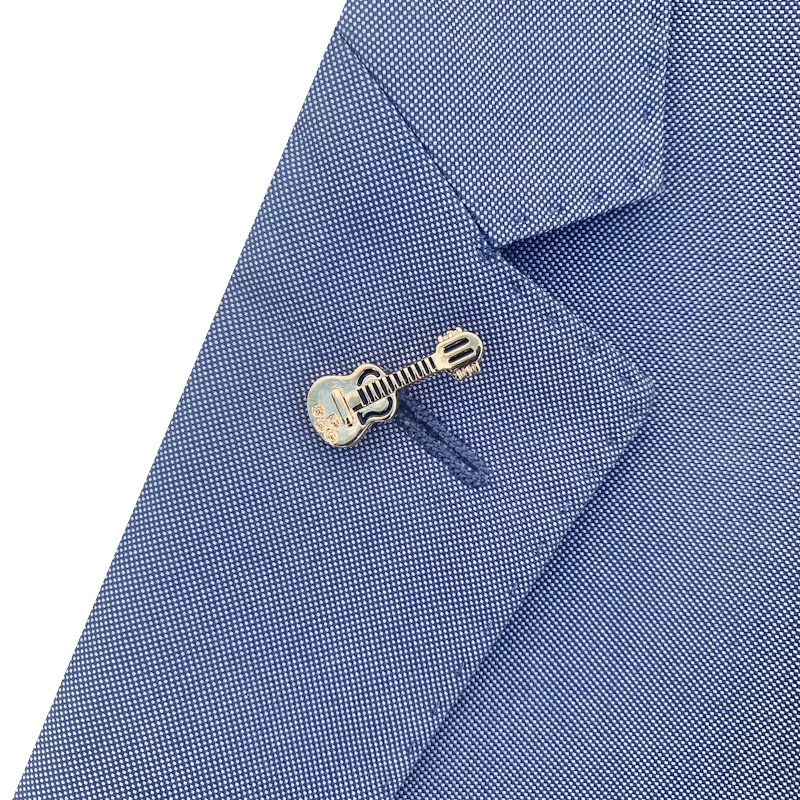 Zlatá brož Elektrická kytara 