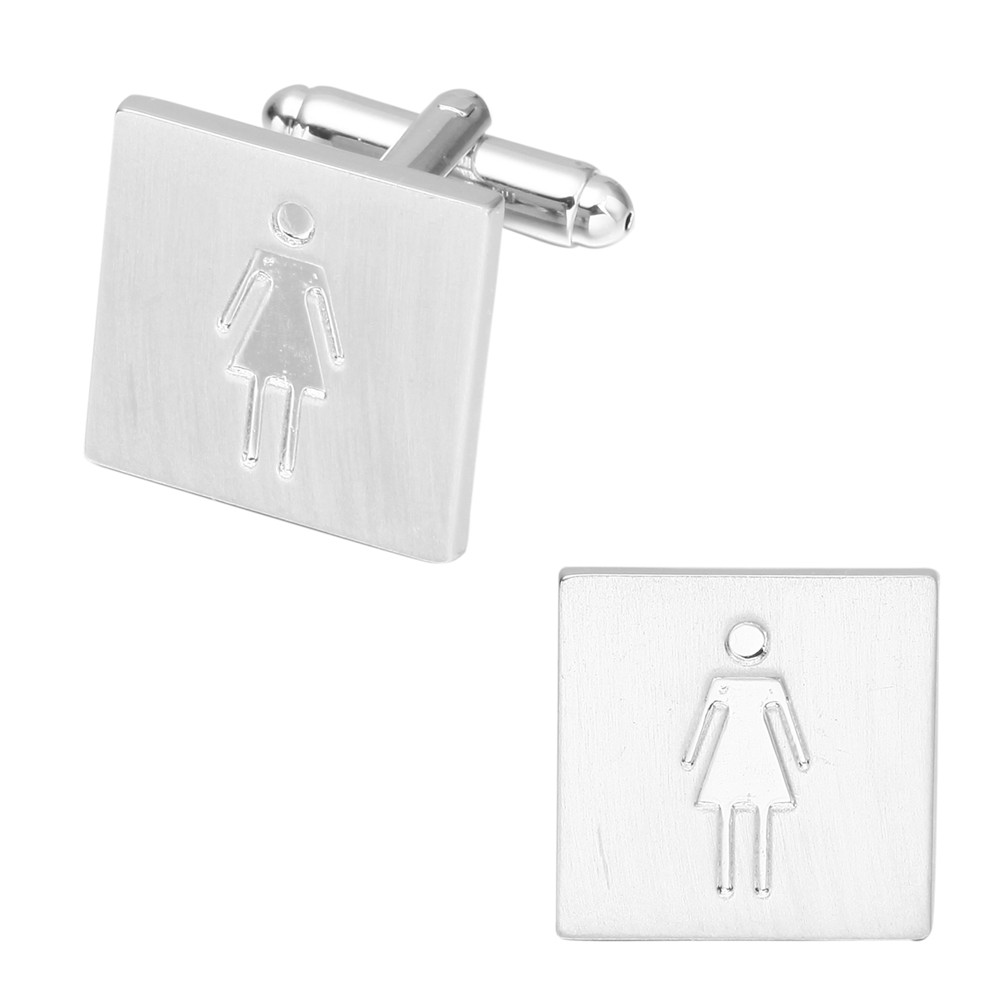 Manžetové knoflíčky Symbol WC dámy 