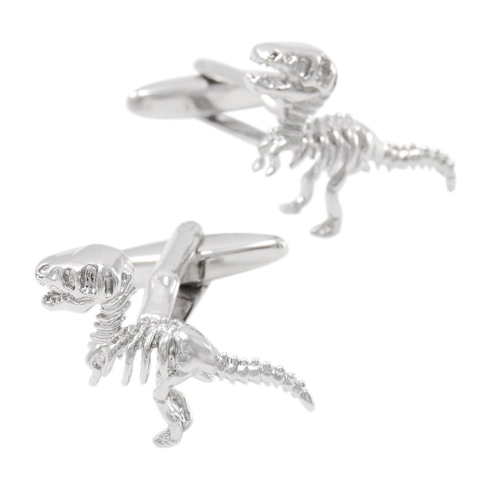 Stříbrné manžetové knoflíčky Dinosaurus Rex