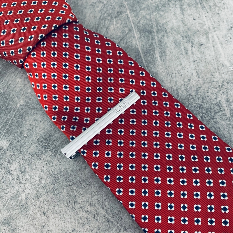 Stříbrná spona na kravatu 3 Inraw Crystal 