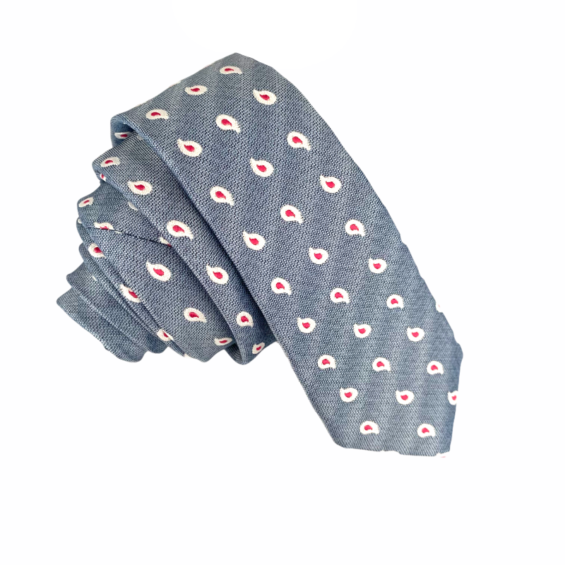 Šedá kravata Zara Blood 