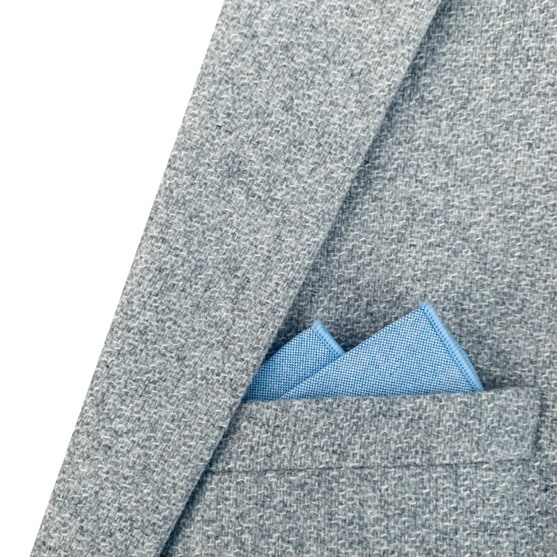 Modrý kapesník do saka Color Cotton 