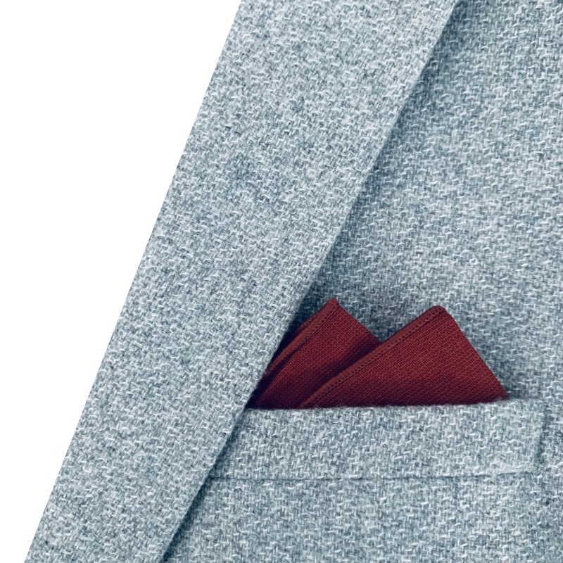 Rudý kapesník do saka Color Cotton 