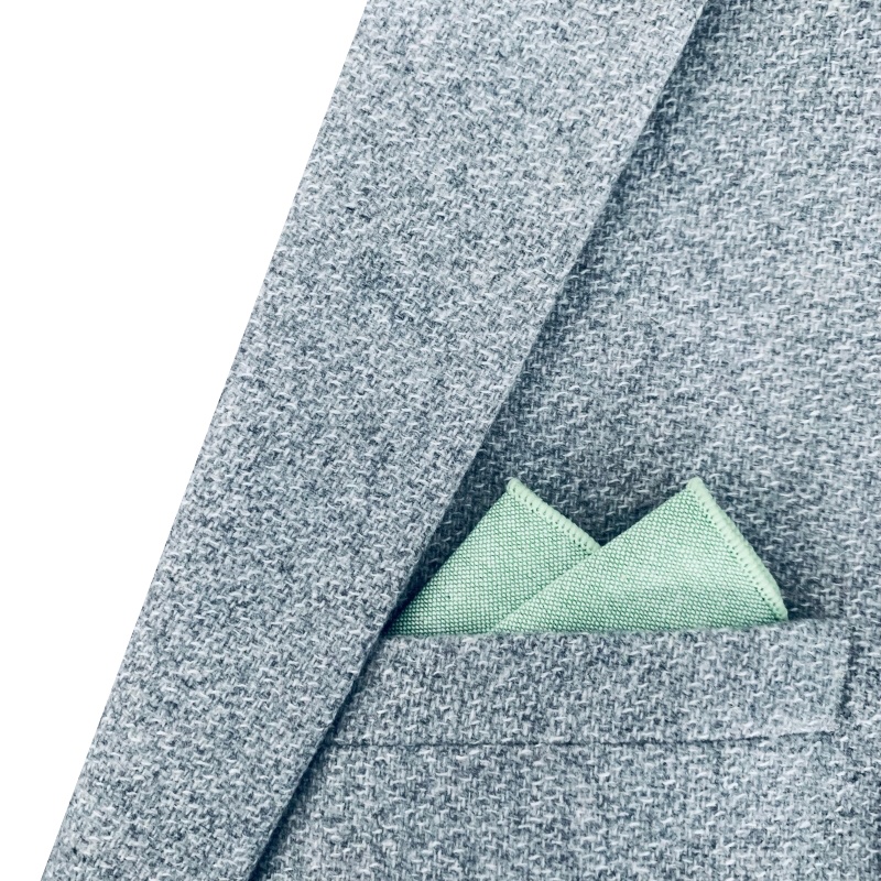 Světle zelený kapesník do saka Color Cotton 