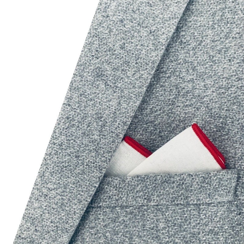 Bílý kapesník do saka Red Line 